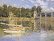 Claude Monet The Bridge at Argenteujil Spain oil painting artist